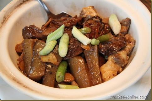 Braised Sea Cucumber With Village Chicken Grand Palace Malaysia Food Restaurant Reviews