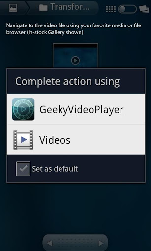 Geeky Video Player