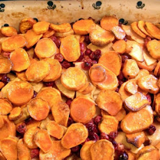 Yams With Apples and Cranberries