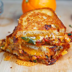 Sweet Chili Chicken Grilled Cheese Sandwich