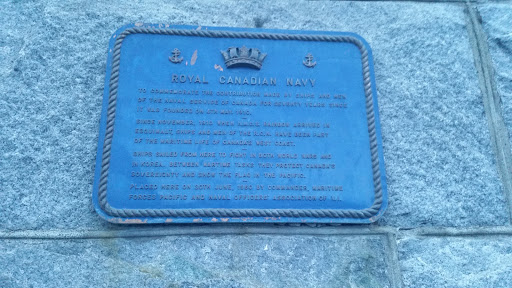 Royal Canadian Navy Plaque