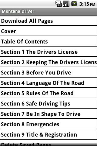 Montana Driver Handbook