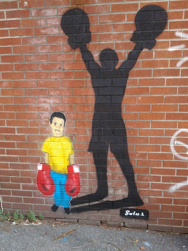 Solus Shadow Boxer Mural