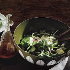 Watercress Salad with Port-Braised Figs and Pickled Onions
