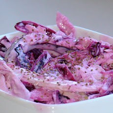 Easy Blue Cheese Coleslaw