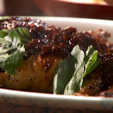 Italian Barbecued Chicken with Polenta