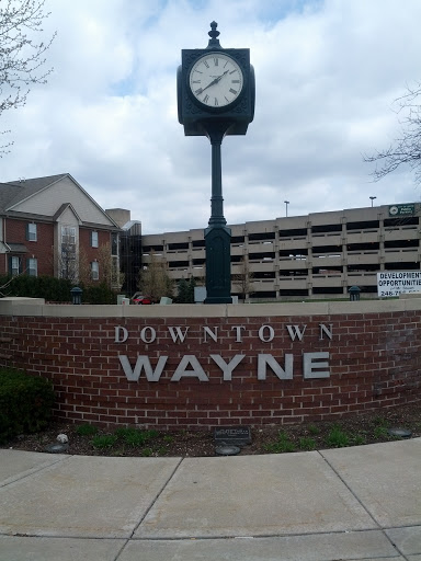 The Clock of Downtown Wayne