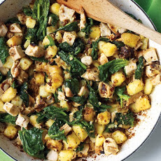 Chicken, Spinach, and Potato Hash
