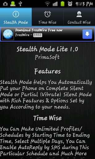 Stealth Mode Lite