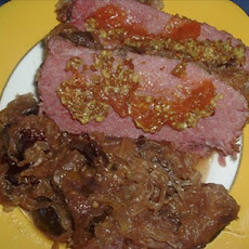 Crock Pot Corned Beef With Sauerkraut and Plums
