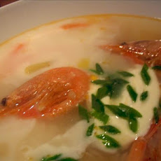 Garlic, Chilli and Ginger Seafood Chowder
