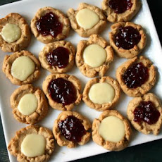Peanut Butter & Jelly Thumbprint Cookies