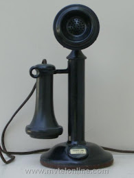 Candlestick Phones - WE 20AL Card Holder Base For Sale $300 1
