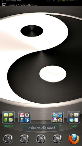 Go Launcher EX Ying Yang Theme