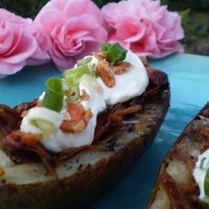 Grilled BBQ Potato Skins