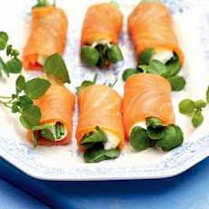 Lovely Smoked Salmon and Cream Cheese Entree.