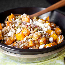 Butternut Salad with Farro, Pepitas and Ricotta Salata