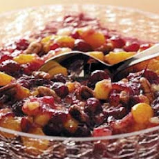 Pineapple Cranberry Sauce with Chiles and Cilantro
