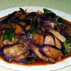 Stir-fry Eggplant and Basil