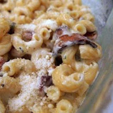 Mum's Homemade Macaroni Cheese With Bacon