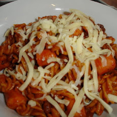 Fast and Easy  - Franks and Beans Pasta