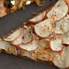 Red Potato and Rosemary Pizza