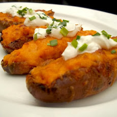 Sweet Potato Skins With Bacon Recipe