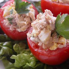 Tuna Salad Stuffed Tomatoes