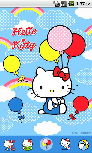 Hello Kitty Sky Balloon Theme