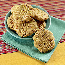 Peanut Butter Cookies with Butterscotch Bits