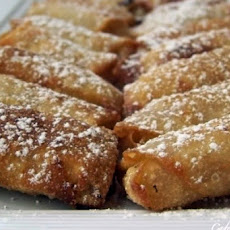 Sweet Banana Spring Rolls