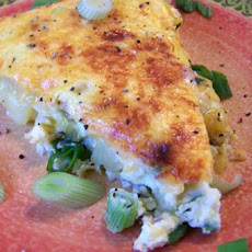 Potato, Red Pepper and Cheese Frittata