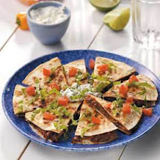 Barbecued Beef Quesadillas