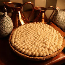 Pumpkin Pie With White Chocolate Whipped Cream