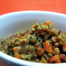 Gingery Lentil Soup
