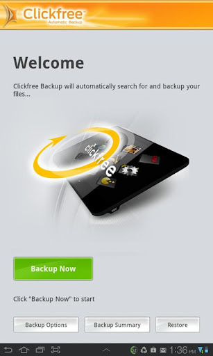 Clickfree Mobile Backup