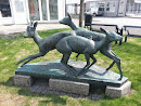 Deers Statue
