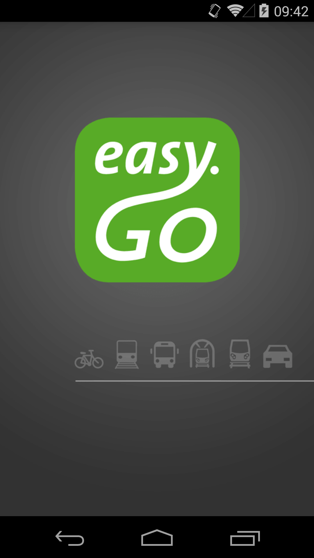 Android application easy.GO - For bus, train & Co. screenshort