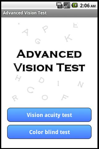 Advanced Vision Test