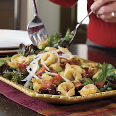 Porcini Mushroom Tortelloni With Wilted Greens