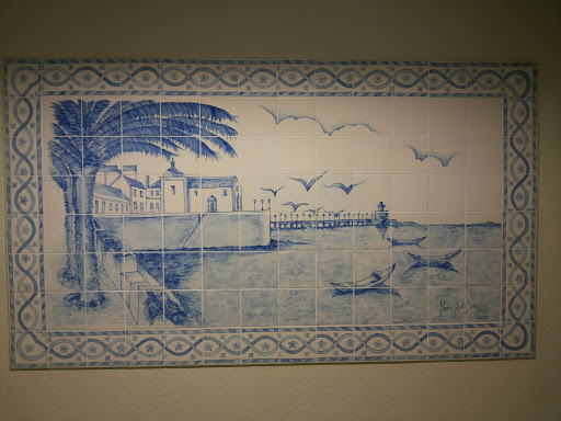 Ceramic Panel - View of the River Tagus from Alcochete 