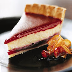 Cranberry Eggnog Tart