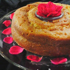 Rose-Lemon Glazed Cake