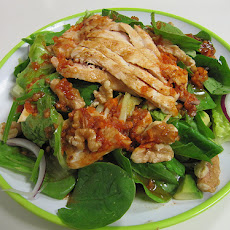Chicken Spinach Salad With Warm Bacon Dressing