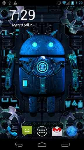 Steampunk Droid Live Wallpaper