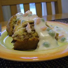 Pinwheels with Vegetable Cream Sauce