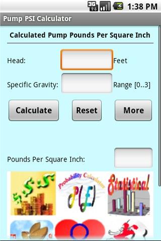 Pump PSI Calculator