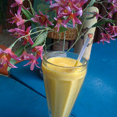 Diabetic Orange Mango Smoothie