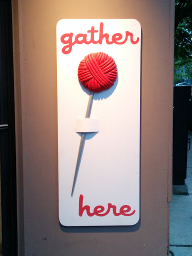 Gather Here Pin