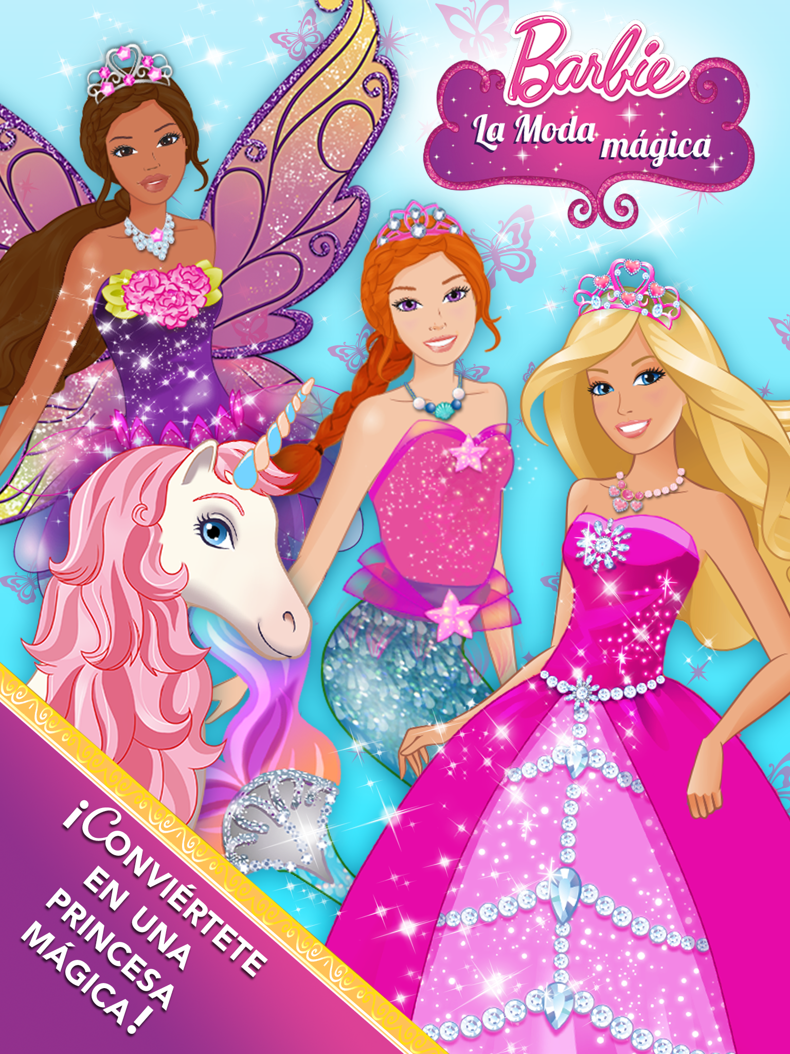 Android application Barbie Magical Fashion screenshort